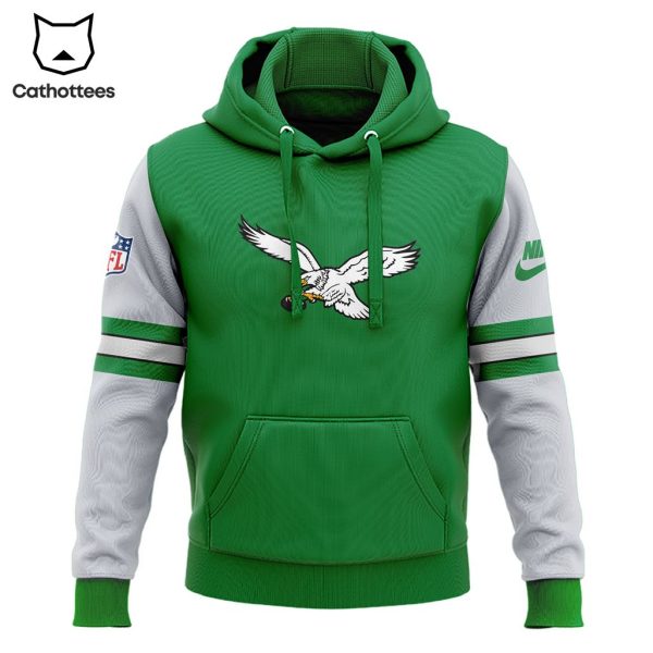 Philadelphia Eagles NFL Nike Logo Green Design 3D Hoodie