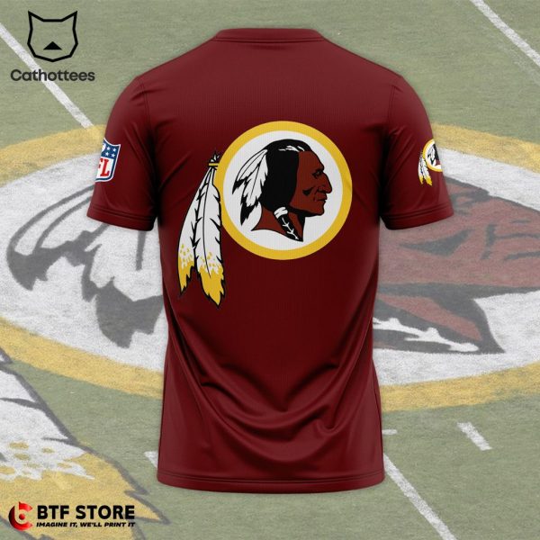 Redskins 80 Years Old Apparels Keep The Name Red Nike Logo Design 3D T-Shirt