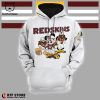 Washington Redskins NFL Logo White Design 3D Hoodie