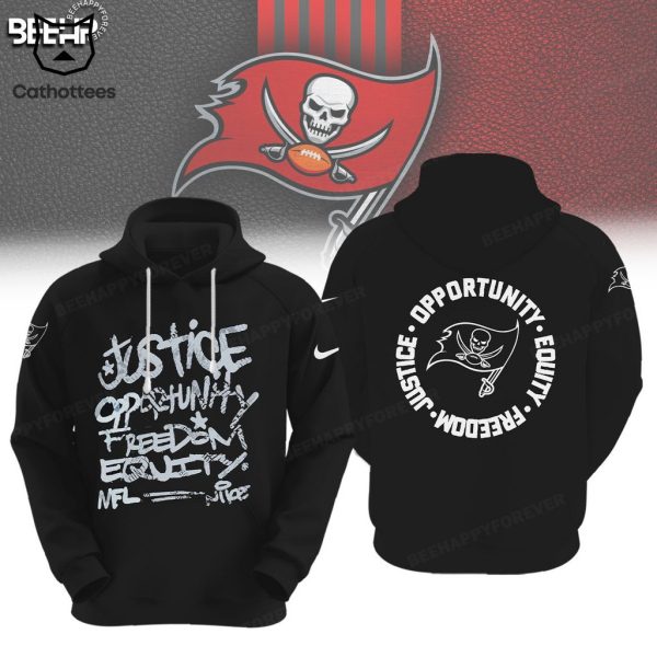 Tampa Bay Buccaneers Justice Opportunity Equity Nike Logo Design 3D Hoodie