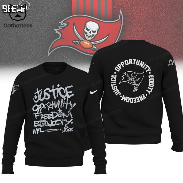 Tampa Bay Buccaneers Justice Opportunity Equity Nike Logo Design 3D Hoodie