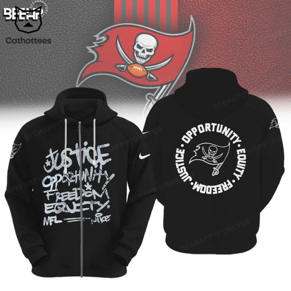 Tampa Bay Buccaneers Justice Opportunity Equity Nike Logo Design 3D Hoodie