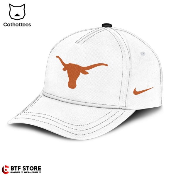 Texas Longhorns Hook ‘Em, Horns Nike Logo White Design 3D Hoodie Longpant Cap Set