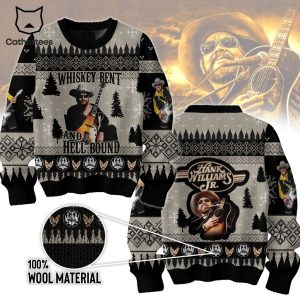 Whiskey Bent And Hell Bound Christmas Design 3D Sweater