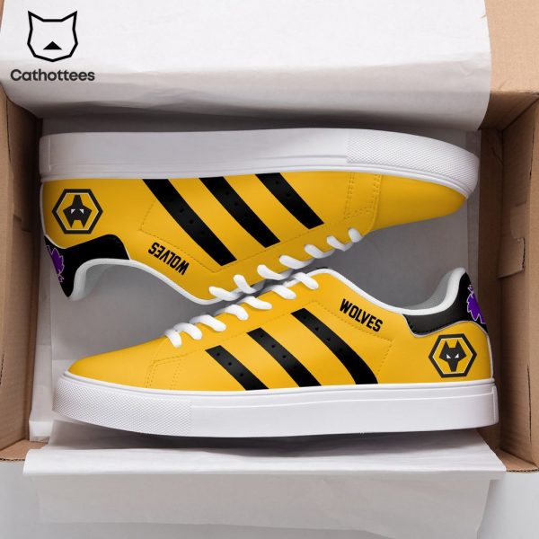 Wolverhampton Wanderers Yellow Black Trim Design Stan Smith