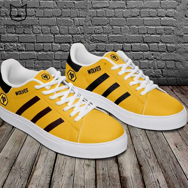 Wolverhampton Wanderers Yellow Black Trim Design Stan Smith