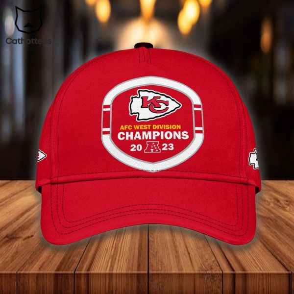 2023 AFC It’s A Lock Champions Kansas City Chiefs West Division Red Hoodie Longpant Cap Set