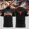 2023 Big 12 Champions 2023 Texas Football Orange Nike Logo Design 3D T-Shirt