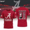 2023 Iron Bowl Alabama Crimson Tide Champions Full Red Logo Design 3D Hoodie