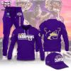 2023 Pac-12 Football Conference Champions Washington Huskies Purple Hoodie Longpant Cap Set