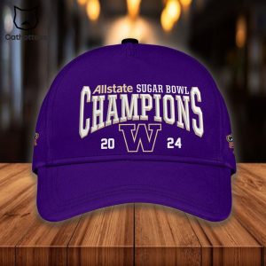 2024 Allstate Sugar Bowl Champions Just Won More Washington Huskies 2024 Nike Purple Hoodie Longpant Cap Set
