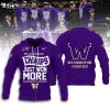 Pac-12 Football Champions Game Champions 2023 Washington Huskies Purple Design 3D Hoodie