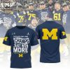 2024 Rose Bowl Game Champions Just Won More Michigan Wolverines Yellow Design 3D T-Shirt