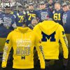 2024 Rose Bowl Game Champs Just Won More Michigan Wolverines Full Yellow Design 3D Hoodie