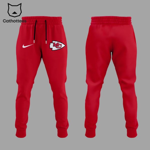 AFC Championship Kansas City Chiefs Big Yeti Red NFL Logo Red Design 3D Hoodie Longpant Cap Set