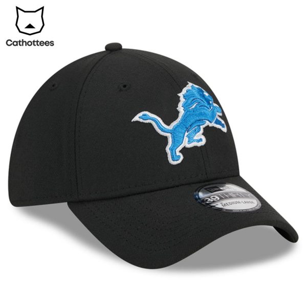 Anti Fragile Detroit Lions NFL Logo Black Design 3D Hoodie Longpant Cap Set