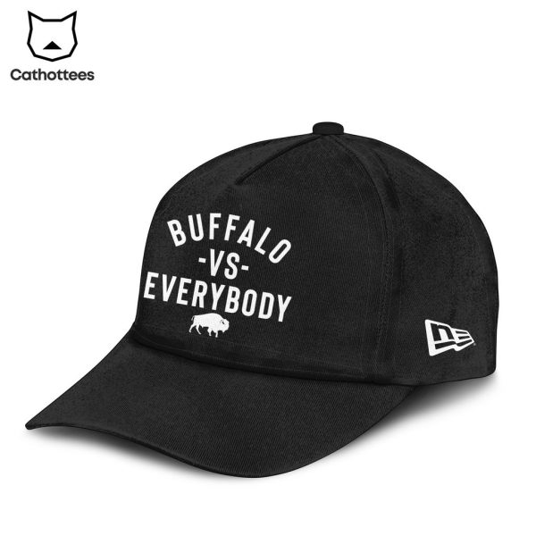 Buffalo Vs Everybody NFL Logo Black Design 3D Hoodie Longpant Cap Set