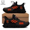 Cleveland Browns Black Orange Design Max Soul Shoes