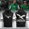 Eagles Since 1933 Philadelphia Mascot Green Gray Design 3D Hoodie