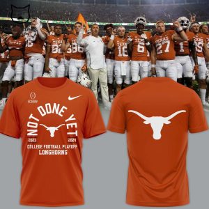 College Football Playoff Not Done Yet Nike Logo Orange Design 3D T-Shirt