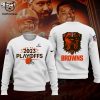 Dawg Puond 2023 Cleveland Browns 2023 NFL Playoffs Orange Design 3D Hoodie