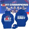 East Champions Bills AFC Members Portrait Blue Design 3D Hoodie Longpant Cap Set