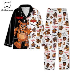 Freddy Al Toque Rey Black White Design Pajamas Set