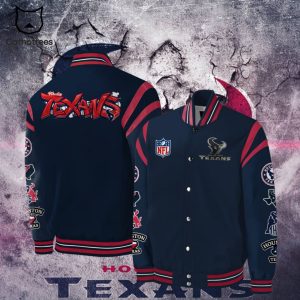 Houston Texans ESTD 1999 NFL Logo Blue Design Baseball Jacket