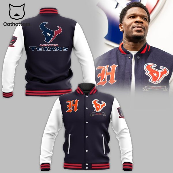 Houston Texans Mascot Design Baseball Jacket