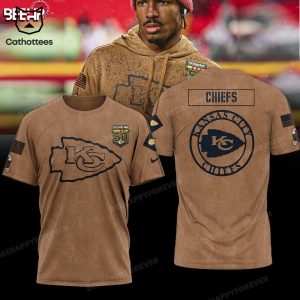 Kansas City Chiefs 2023 Salute To Service Nike Logo Brown Hoodie