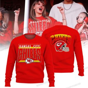 Kansas City Chiefs Taylor Swift Red Logo Design 3D Sweater
