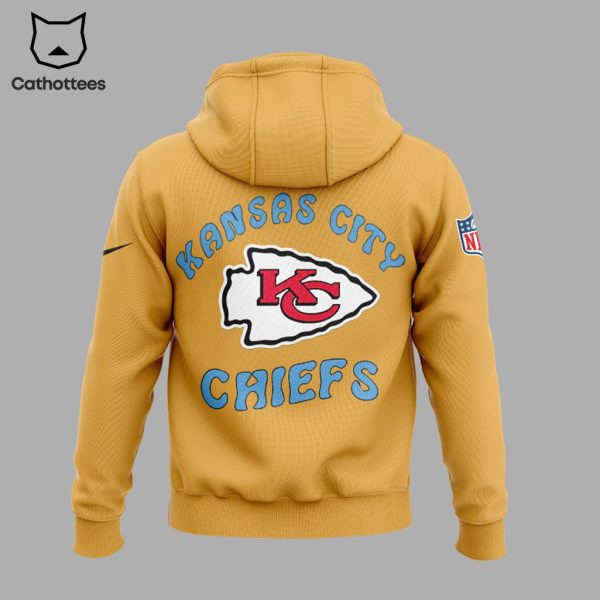 Kansas City Chiefs Travis Kelce Big Yeti Yellow NFL Logo Design 3D Hoodie