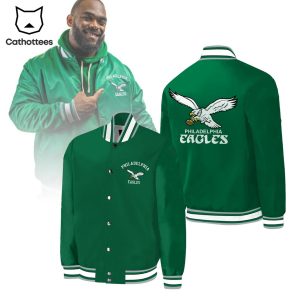 Kelly Green Mascot Design Baseball Jacket