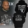 Las Vegas Raiders Black NFL Full Black Design 3D Hoodie