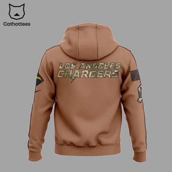 Los Angeles Chargers NFL Salute To Service Veteran 3D Hoodie