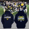 Michigan Wolverines Football NCAA Gray Design 3D Hoodie