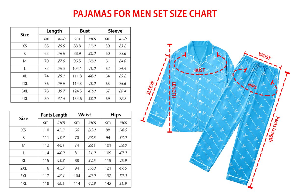 Merry Kiss Mas Blue Design Pajamas Set