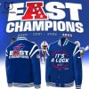 NFL 2023 AFC East Champions BuffaloIt’s a Lock Red Mascot Design Baseball Jacket