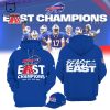 East Champions Bills AFC Members Portrait Blue Design 3D Hoodie Longpant Cap Set