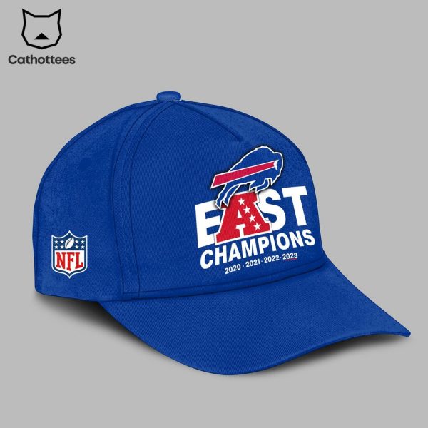 NFL Buffalo Bills 2023 Beast Of The East Division Champions Mascot Blue Design 3D Hoodie Longpant Cap Set