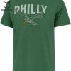 NFL Philadelphia Eagles Crucial Catch Nike Logo Black Design 3D T-Shirt