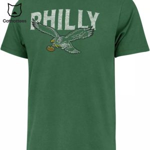 NFL Philadelphia Eagles Green Mascot Design 3D T-Shirt