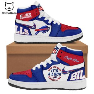 Personalized 2023 AFC East Champions Buffalo Nike Logo Design Air Jordan 1 High Top