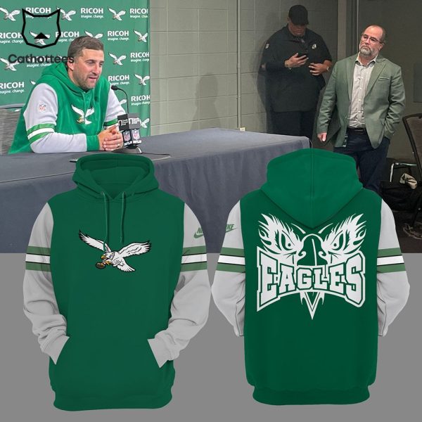 Philadelphia Eagles 2023 Mascot Nike Design Green 3D Hoodie