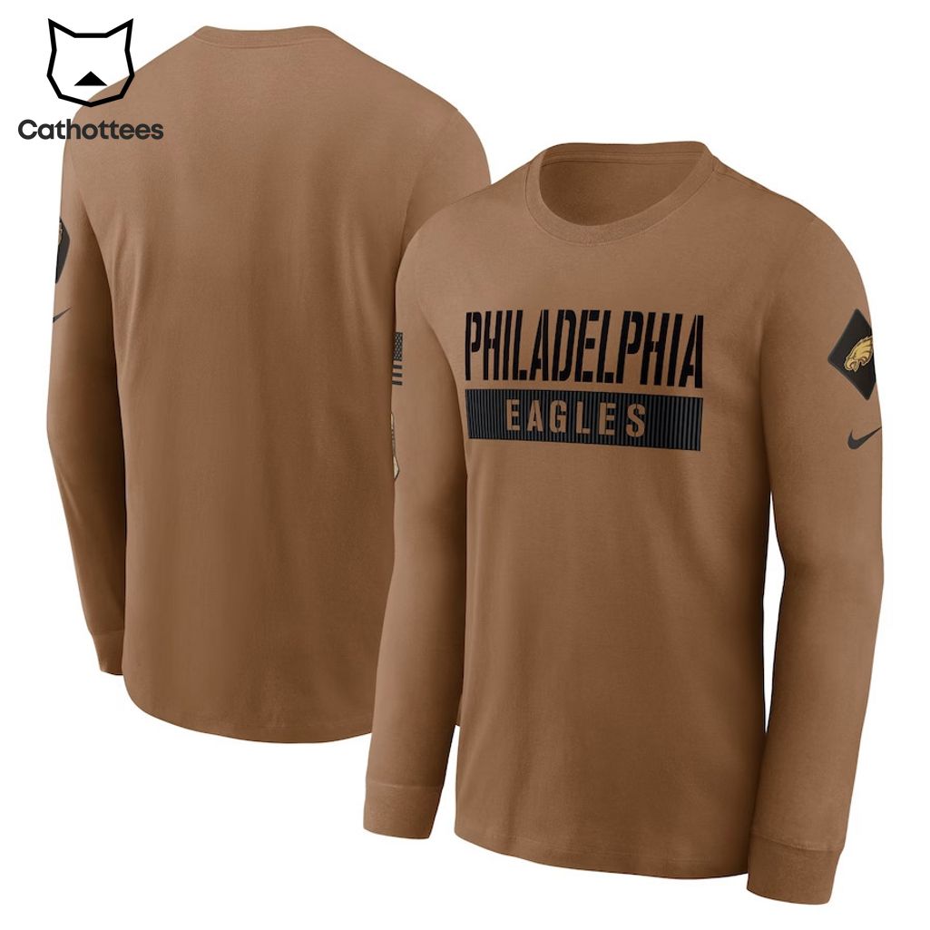 Philadelphia Eagles 2023 Salute To Service Nike Logo Design 3D Sweater