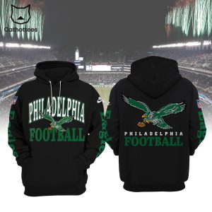 Philadelphia Eagles Football Mascot Nike Logo Design 3D Hoodie