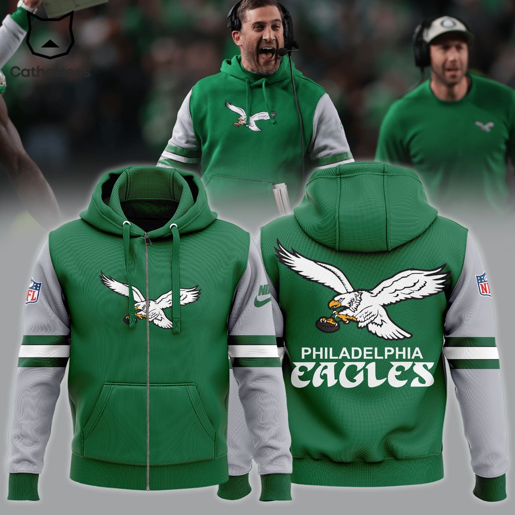 Philadelphia Eagles NFL Green Design 3D Hoodie