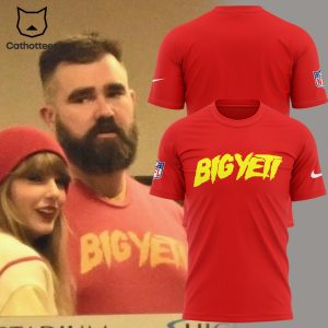 Special Big Yeti Kansas City Chiefs NFL Red Logo Design 3D T-Shirt