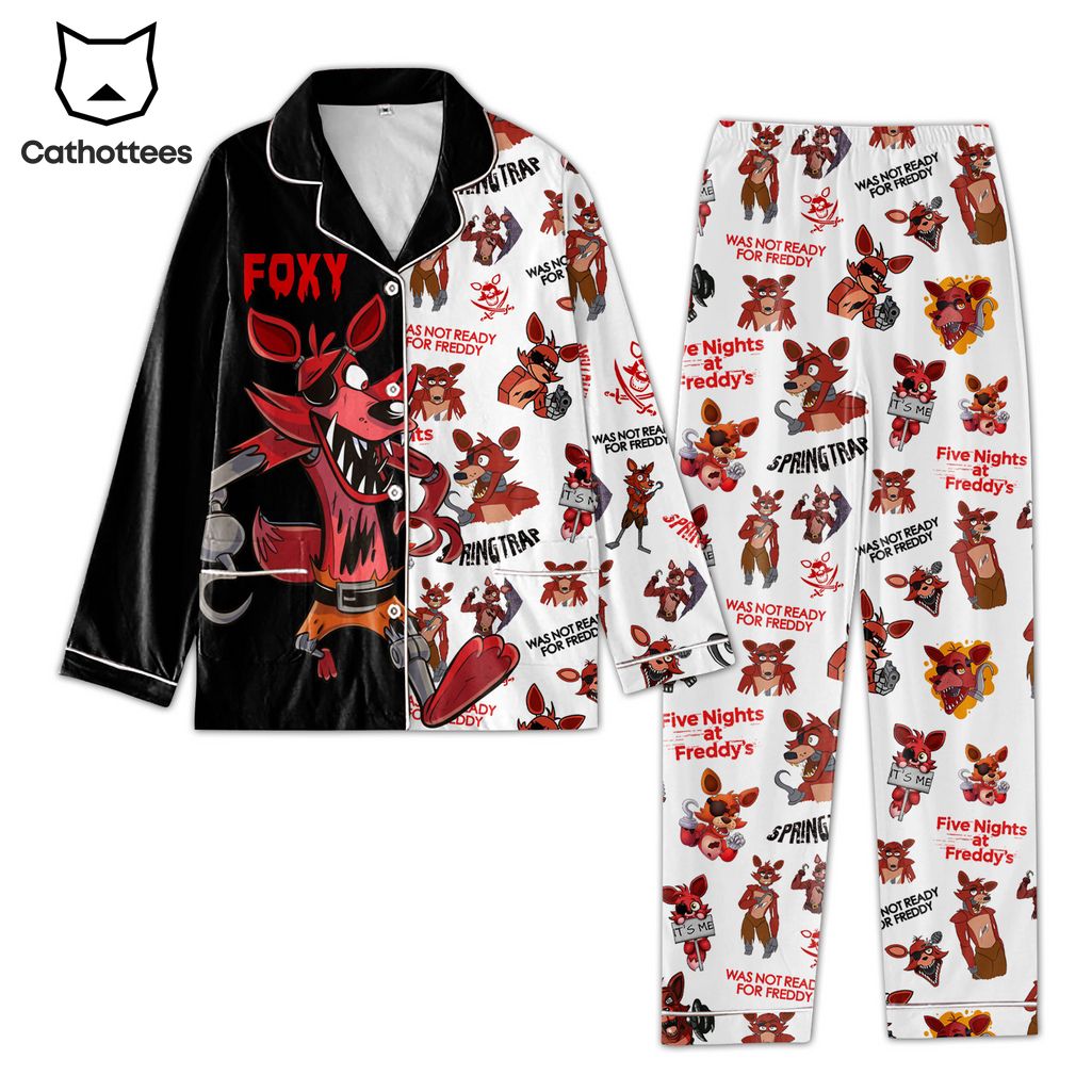 Spring Trap Foxy Mascot Design Pajamas Set
