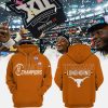 Texas Longhorns 2023 Big 12 Championship Orange Nike Logo Design 3D Hoodie